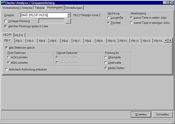 Screenshot FIPS'cam Gruppenrüstung