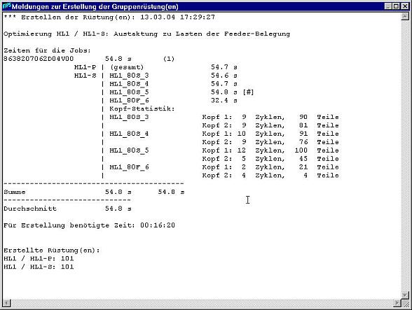 Screenshot FIPS'cam NC-Programm-Erstellung (Report)