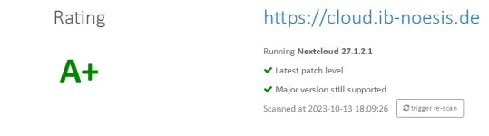 Status Nextcloud