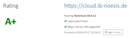 Status Nextcloud