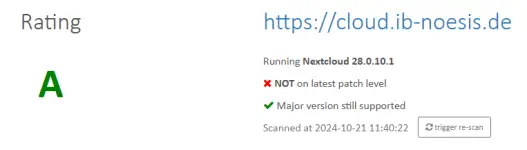 Status Nextcloud