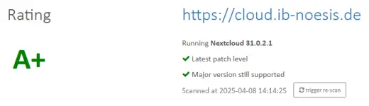 Status Nextcloud