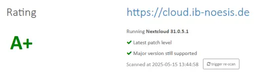 Status Nextcloud