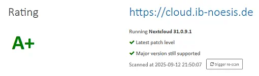Status Nextcloud