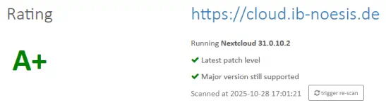 Status Nextcloud