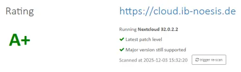Status Nextcloud