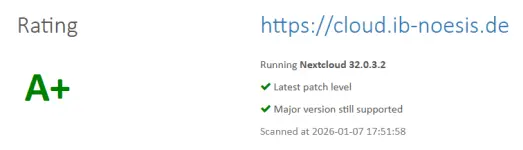 Status Nextcloud