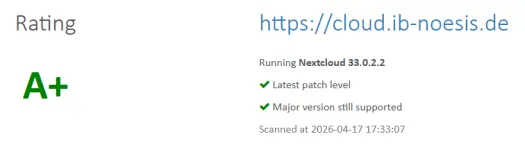 Status Nextcloud