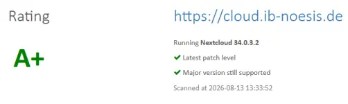 Status Nextcloud