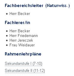 Fach-Informationen