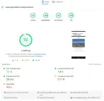 Screenshot Page Speed Insights