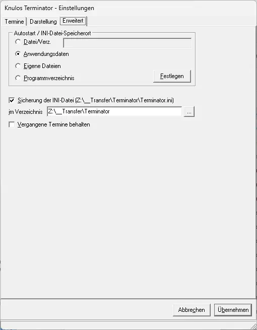 screenshot Frontend