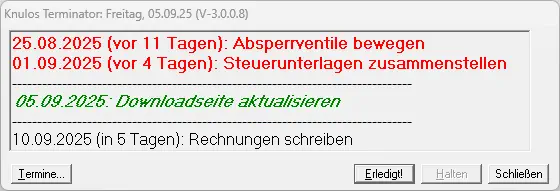 screenshot Frontend