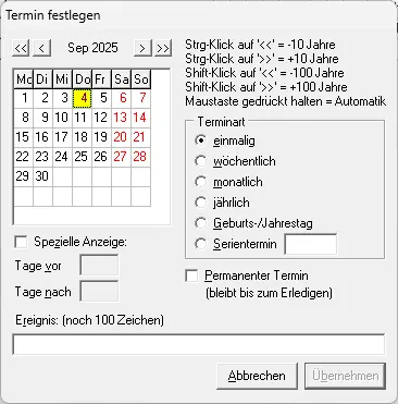 screenshot Frontend