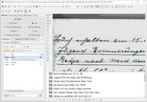 Screenshot Transkribus