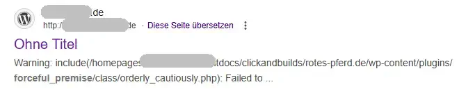 Screenshot Google-Suchergebnis